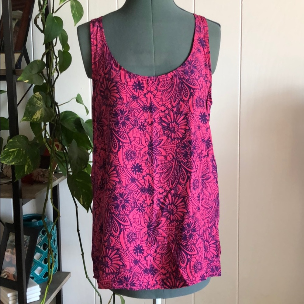 Eight Sixty silk, razorback, tank